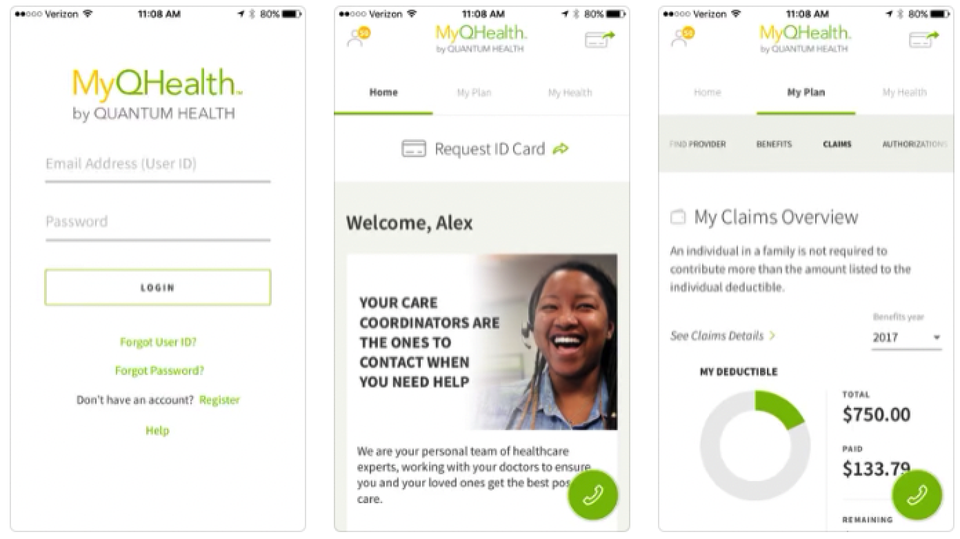 MyQ Health Screenshot